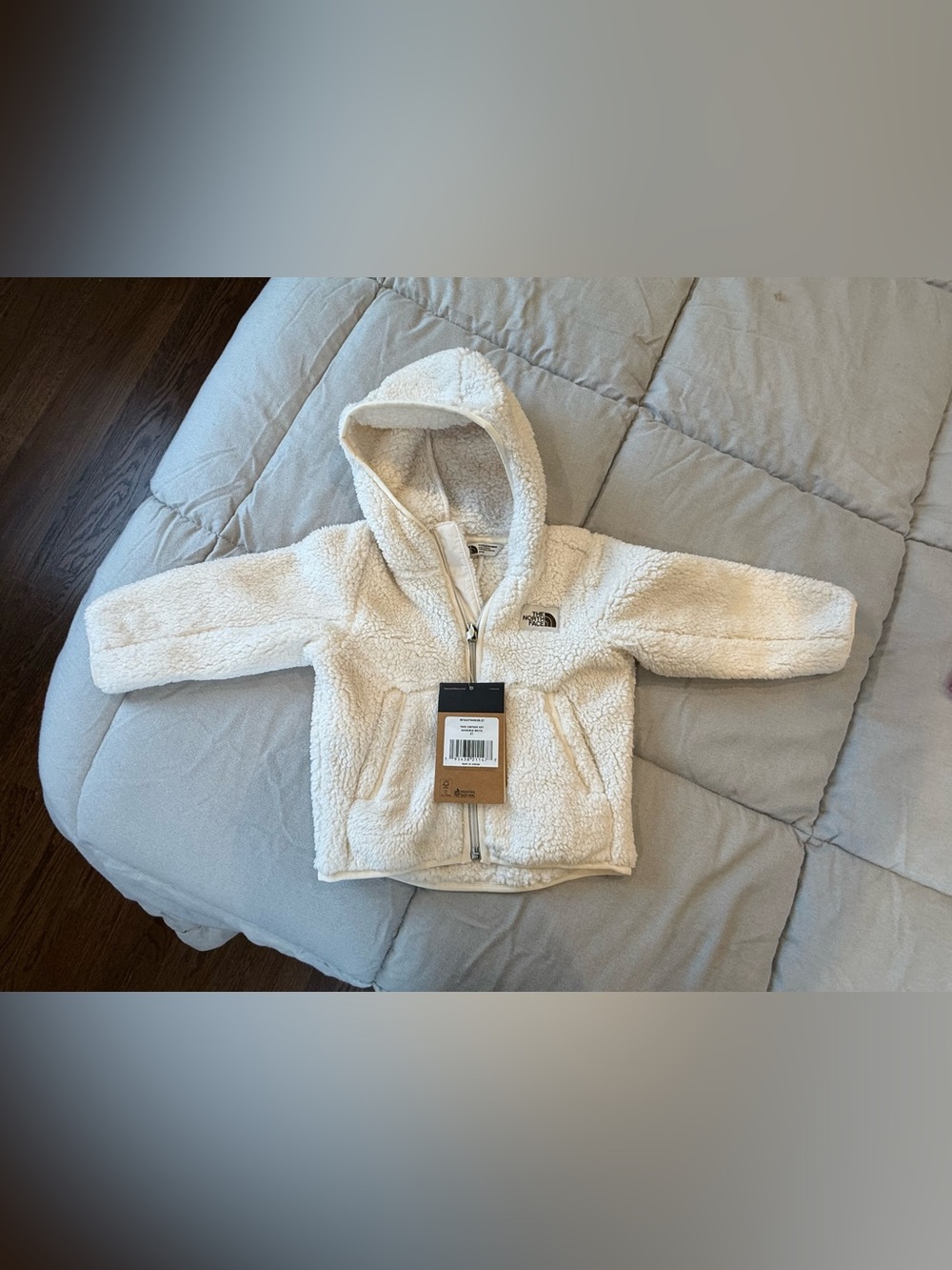 The North Face Kids Cream Sherpa Fleece Hoodie